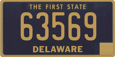 DE license plate 63569