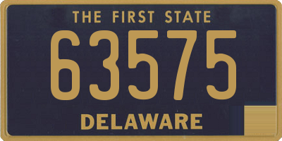 DE license plate 63575