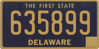 DE license plate 635899