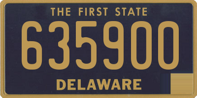 DE license plate 635900