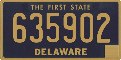 DE license plate 635902