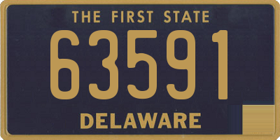 DE license plate 63591