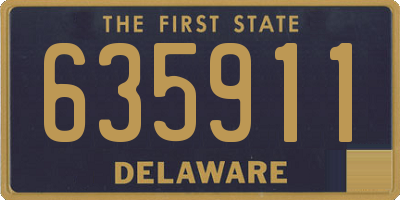 DE license plate 635911