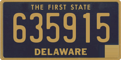 DE license plate 635915