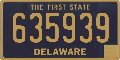 DE license plate 635939
