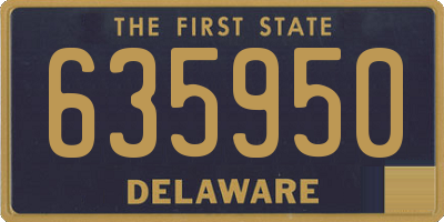 DE license plate 635950