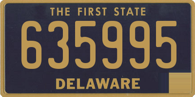 DE license plate 635995