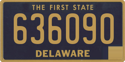 DE license plate 636090