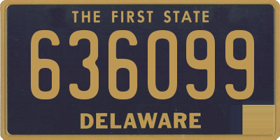 DE license plate 636099