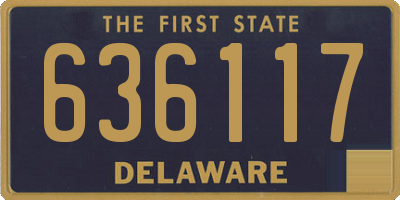 DE license plate 636117