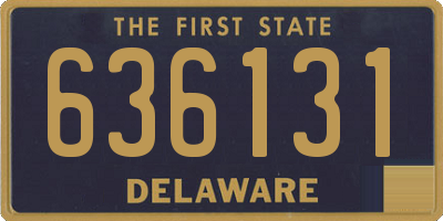 DE license plate 636131