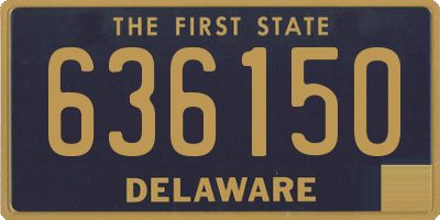 DE license plate 636150
