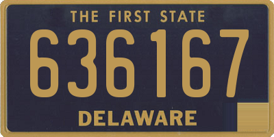 DE license plate 636167
