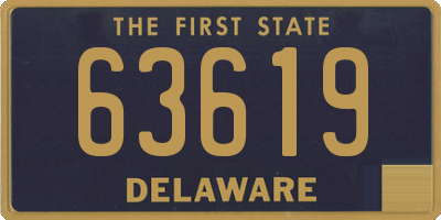 DE license plate 63619