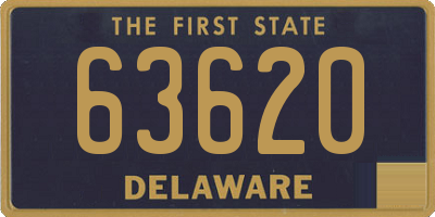 DE license plate 63620