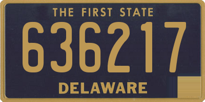 DE license plate 636217