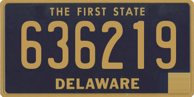 DE license plate 636219