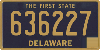 DE license plate 636227