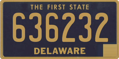DE license plate 636232