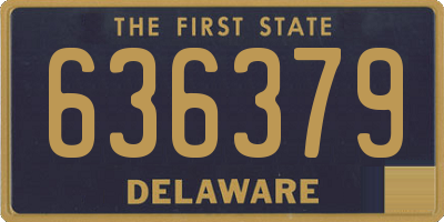 DE license plate 636379