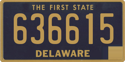 DE license plate 636615