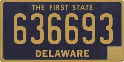 DE license plate 636693