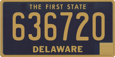 DE license plate 636720