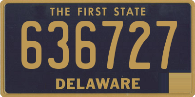 DE license plate 636727