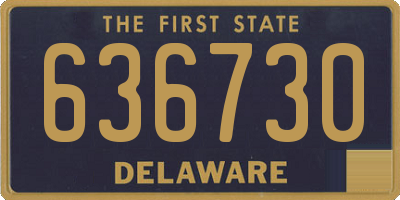 DE license plate 636730