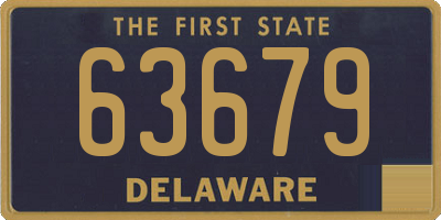 DE license plate 63679