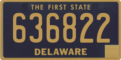 DE license plate 636822