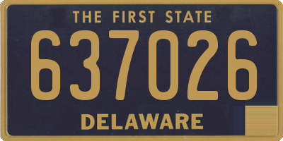 DE license plate 637026