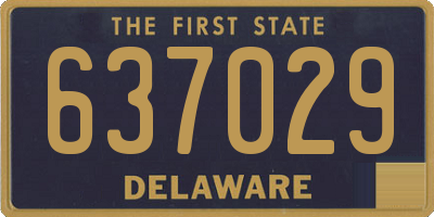 DE license plate 637029