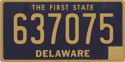 DE license plate 637075