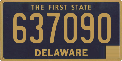 DE license plate 637090
