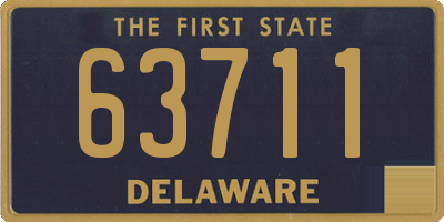 DE license plate 63711