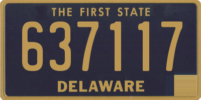 DE license plate 637117