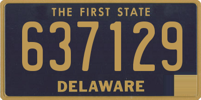DE license plate 637129