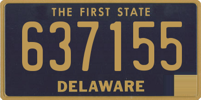 DE license plate 637155