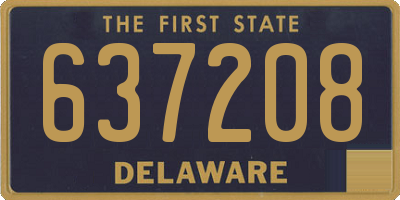 DE license plate 637208