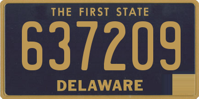DE license plate 637209