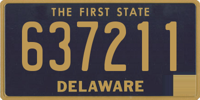 DE license plate 637211