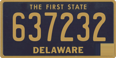 DE license plate 637232