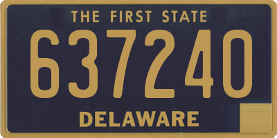 DE license plate 637240