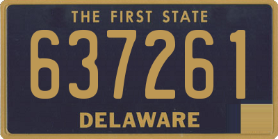 DE license plate 637261