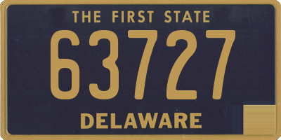 DE license plate 63727