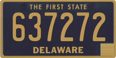 DE license plate 637272