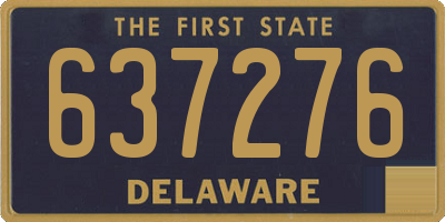 DE license plate 637276