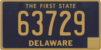 DE license plate 63729