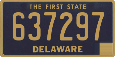 DE license plate 637297
